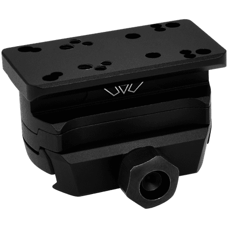Warne 6103M Black Aluminum Riser Mount for Red Dot Reflex Sights