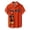T1 Orange, variant on Mens Brazil Soccer Vintage Shield Graphic Crewneck T Shirt Short Sleeve Retro Athletic Casual Summer Sport Tee
