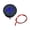 Blue, variant on Mosiee Automotive Voltmeter Dc 4-100V Digital Round Led Display Red Blue Green Red