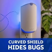 Zevo Flying Insect Indoor Fly Trap Full Size: Easy, Mess-Free Solution - Light Trap Catches & Kills House Flies, Fruit Flies, Gnats, More (1 Plug in Device & 3 Cartridges)