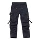 thumbnail image 3 of Pantalones largos para hombre, bolsillos laterales, pies pequeños, ajustados, largos, para hombre, 3 of 7