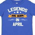 thumbnail image 4 of Inktastic Legends Are Born in April Boys or Girls Toddler T-Shirt, 4 of 5