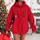 thumbnail image 5 of MHFRRA Sudadera con Capucha para Parejas, Divertida y A Juego, de Manga Larga, Estilo Informal y Deportivo Rojo, 5 of 5