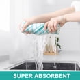 thumbnail image 4 of Simmore 100% Cotton Terry Kitchen Towels, Super Soft Absorbent Dish Towels and Dish Cloths for Kitchen Washing and Drying, 6-Piece Set, 16x28 Inches, Aqua, 4 of 10