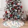 thumbnail image 5 of Yiaed Cute Tennis Racket Print Christmas Tree Skirt , Tree SkirtsTree Mat for Christmas Winter Holiday Indoor Decorations-36", 5 of 7