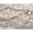 thumbnail image 3 of Soimoi Tissu en Voile de Coton Imprimé Feuilles & Roses au Mètre 42 Pouces de Large, 3 of 3