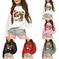 thumbnail image 4 of Tiweut Kids Girls Boys Christmas Sweatshirt "6 7" Six Seven Graphic Print Long Sleeve Round Neck Preppy Clothes Xmas Clothes Outfits,Red,8-9 Y, 4 of 4