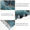 thumbnail image 5 of FORMRS Womens Scarf Winter Soft Long Big Warm Shawls Wrap Tassel Scarves, Black Marble, 5 of 9