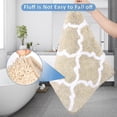 thumbnail image 3 of LLC Light Brown Beige Non-Slip Bath Mat - Luxuriously Fluffy Microfiber Material, Extra-Long 40 x 60 Inches, 3 of 5