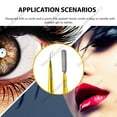 thumbnail image 2 of OdontoMed2011 Stainless Steel Eyelash Separator Tool for Eyelash Eyebrow Perming Tinting, 2 in 1 Eye Lash Lift Tool – Metal Lash Lift Rods Tools for Curling Extensions, Precision Lash Comb - Yellow, 2 of 3