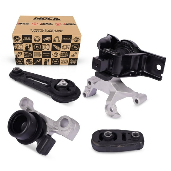 MOCA AUTOPARTS 4pcs Motor & Trans Mount Set Fit for 2007-2012 Nissan Sentra 2.0L