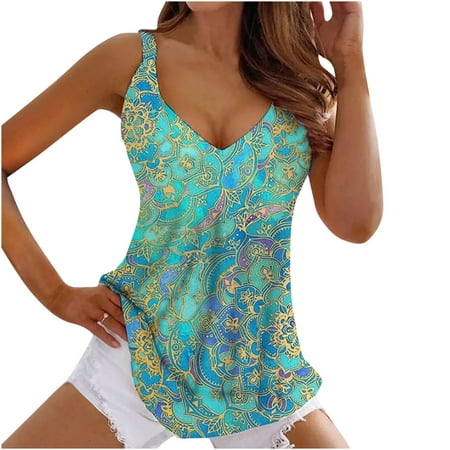 

CYMMPU Women Clothing Women s Sexy Bustier Slim Fit Crop Tops Round Neck Tank Summer Shirts Cropped Tank Spaghetti Strap Cami Vest Sleeveless Green