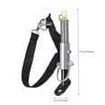 thumbnail image 3 of Universal Bicycle Trailer Hitch Coupler - Steel Bike Tow Bar Connector for Quick Release & Nut Axles, 3 of 7