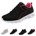 thumbnail image 2 of AUDeals Womens Running Safety Shoes Tennis Gym Sneakers Casual Comfortable Slip On Walking Lightweight Athletic Workout Breathable (Hot Pink, 7.5), 2 of 9