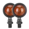 thumbnail image 3 of Turn Signal Lamp, High Brightness Weatherproof Yellow Motorcycle Turn Light  For Vehicles With 10mm/0.4in Bracket Replacement For, 3 of 8