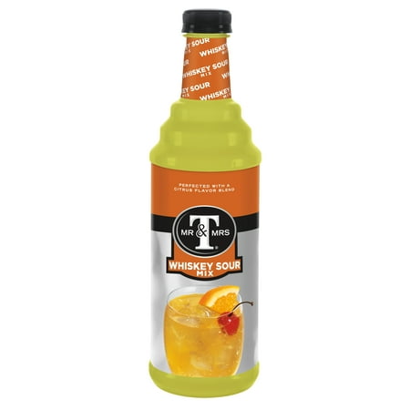 Mr & Mrs T Whiskey Sour Mix, 1 L bottle, 1 Count (Best Bourbon For Whiskey Sour)