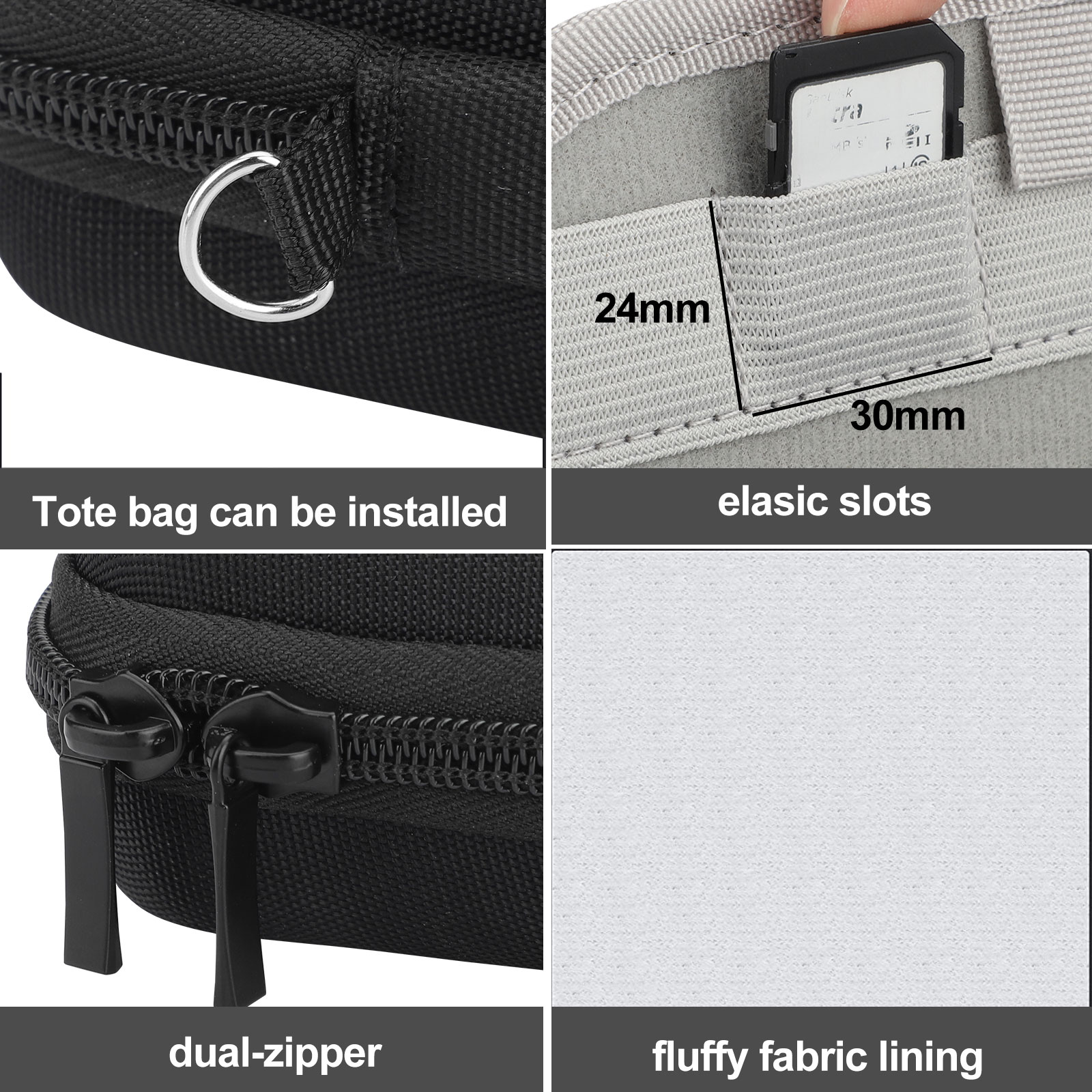 TSV Game Card Storage Case 80 Slots Black photo 4