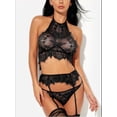 thumbnail image 3 of Traje de tres piezas con tirantes de tres puntos sexy popular europeo y americano con encaje hueco, 3 of 4