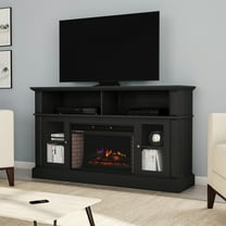 Northwest Electric Fireplace TV Stand for TVs up to 59", Black