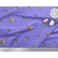 thumbnail image 2 of Soimoi Purple Cotton Duck Fabric Gift Box & Jewellry Women Fabric Prints By Yard 42 Inch Wide, 2 of 3