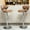 Camel, variant on Built-in Swivel and Footrest / Blue Bar Stool Set for Dining Room