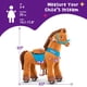 thumbnail image 2 of Juguete de peluche interactivo para niños, ponycycle, caballo, color marrón, E337, 2 of 8