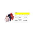 thumbnail image 3 of Qiylii Baby Winter Thermal Romper, Long Sleeve Hooded Thick Bodysuit+Gloves, 3 of 4