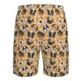 thumbnail image 6 of Naloa Cute Dogs Head Men's Beach Shorts, Surfing shorts, Swim trunks, Quick Dry Swim Trunks for Surfing Beach Fun - XX-Large, 6 of 9