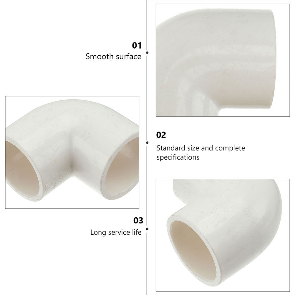 20pcs Water Pipe Fittings Pipe Elbow Connectors Garden PVC Hose Adapter