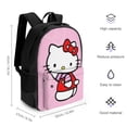 thumbnail image 4 of Hello Kitty Backpack Bookbag Casual Daypack Travel Backpacks for Work Hiking Camping, 4 of 8