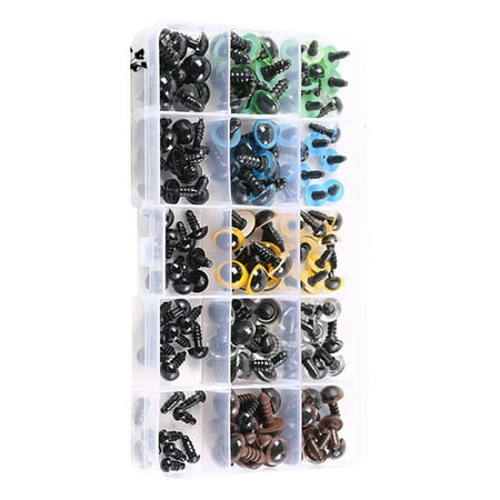 

Fearlessin Plastic Toy Eyes Washer Doll Stuffed Animals Toys Sewing Crafting Buttons Accessories 6mm 8mm 9mm 10mm 12mm 1 Pc