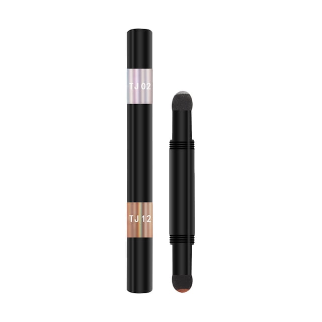 WIFKLSIIPG Double Headed Nail Powder for Nails Air Cushion Nail Powder Pen Nails Powder with Mirror Effect Manicure Cushion Magic Pen Gold and Silver Colored Sponge