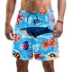 thumbnail image 1 of Shorts De Playa Con Estampado 3d De Tiburones, 1 of 4