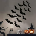 thumbnail image 5 of 80pcs 3D Bats Stickers, Party Supplies Waterproof Scary Bats Wall Decals DIY Home Window Decor, Removable Bats, 5 of 6