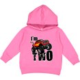 thumbnail image 2 of Inktastic 2nd Birthday Monster Truck Toddler Hoodie, 2 of 4