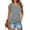 Gray, variant on Hot days, bold styles Olyvenn Womens Summer Tops Dressy Casual Cap Sleeve T Shirts for Women V Neck Ruched Tops Basic Tank Fashion Trendy White S
