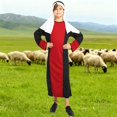 thumbnail image 6 of EnJoCho Kids Role Play Long Robe with Head Scarf Biblical Nativit𝗒 𝖲hepherd Wise Man Dress Up Outfit for Boys Girls Christmas Pageant Performance, 6 of 6