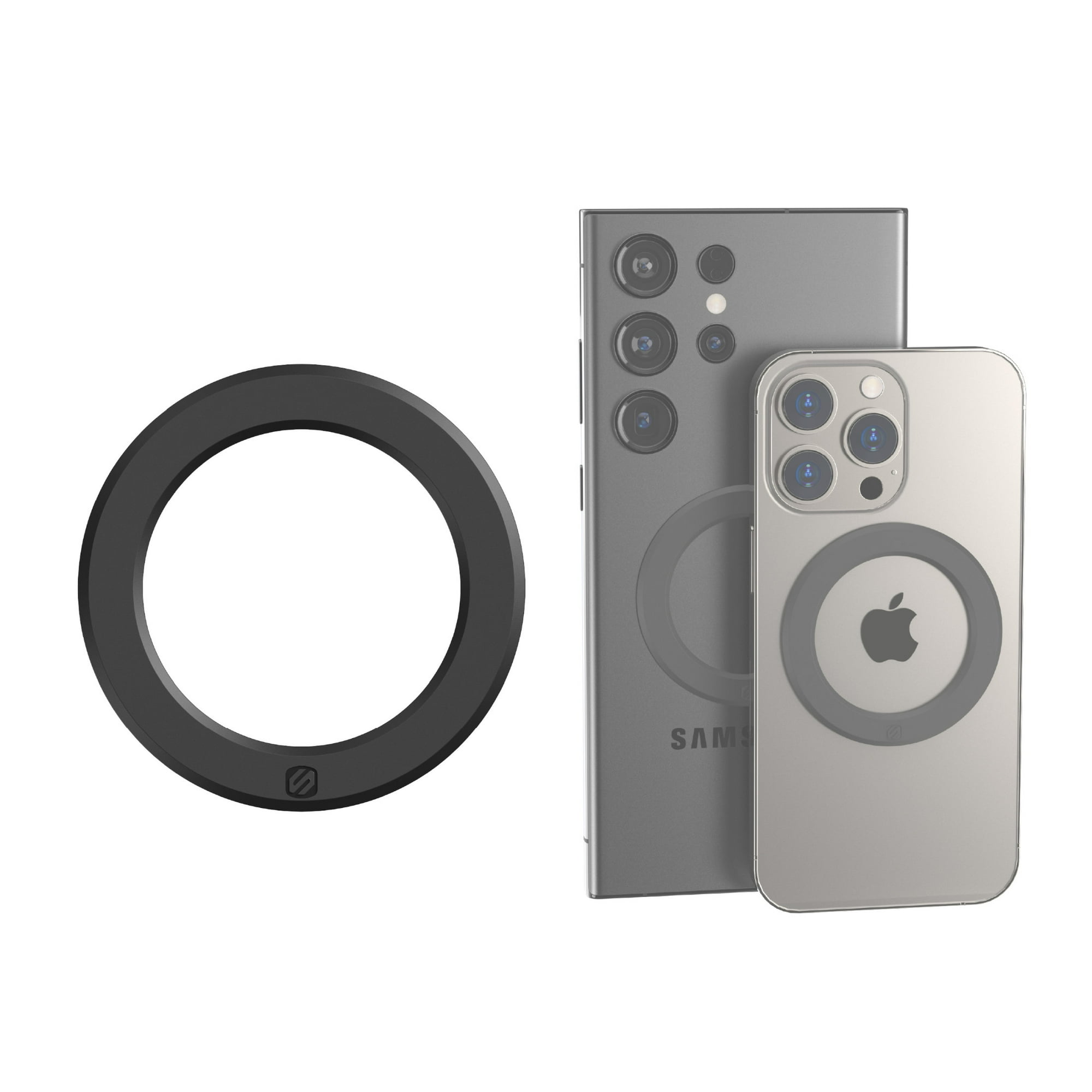 Scosche MPLTMSPCH2-SP1 MagicRing™ Magnetic Adapter Ring for MagSafe Phone Mount & Wireless Charging