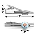 thumbnail image 3 of Don't Be Scared I'm Trying to Flirt Kawaii Chibi Heart Round Tie Bar Clip Clasp Tack Silver Color Plated, 3 of 5