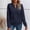 Navy, variant on Women's Sweatshirts Plus Size Solid Long Sleeve Pullover Round Neck Casual Fashion Top