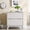 White, variant on Keywhat Lateral File Cabinets with 2 Drawers, Modern Large Filing Organization with Fluted Texture Design for Letter/Legal/A4 Size Files, Home Office, Dark Walnut