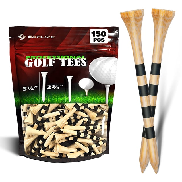 Camisetas de golf SAPLIZE Bamboo, 150 unidades (8,3 cm), biodegradables