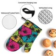 thumbnail image 4 of Oven Mitts and Pot Holders 4 Piece, Colorful Hawaiian Style High Heat Slip Resistant Oven Mitt and Trivets Set Kitchen Oven Glove Pot Holders for Cooking Baking Grilling, 4 of 7
