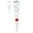 Red, variant on 12 inch Gazing Ball Spiral Tail, Prefdo Stainless Steel Wind Spinner Stabilizer with 2 Glass Balls Prism and Hanging Swivel Hook for Outdoor Yard Garden Decoration(Red)
