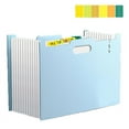 thumbnail image 2 of Fiudx Carpeta Portátil, Archivo Organizado de Gran Capacidad, Bolsa de Almacenamiento Tipo Acordeón Duradera, para Uso Escolar y Oficina, Esencial para Estudiantes y Profesionales, Diseño Vertical El, 2 of 3