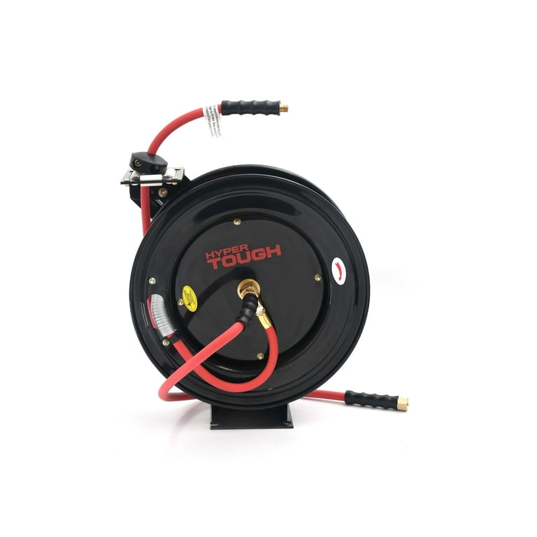 Commercial Air Tool Retractable Hose Reel with Heavy Duty