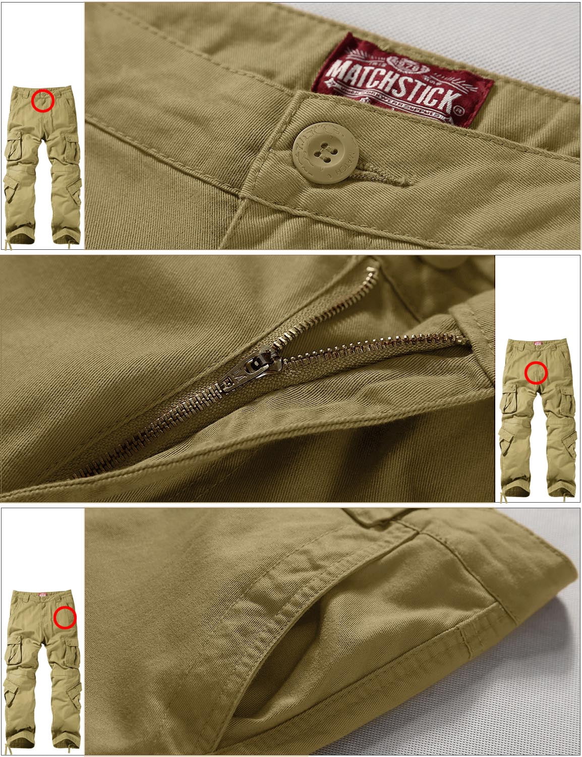 Cargo Pants Military Combat Work 