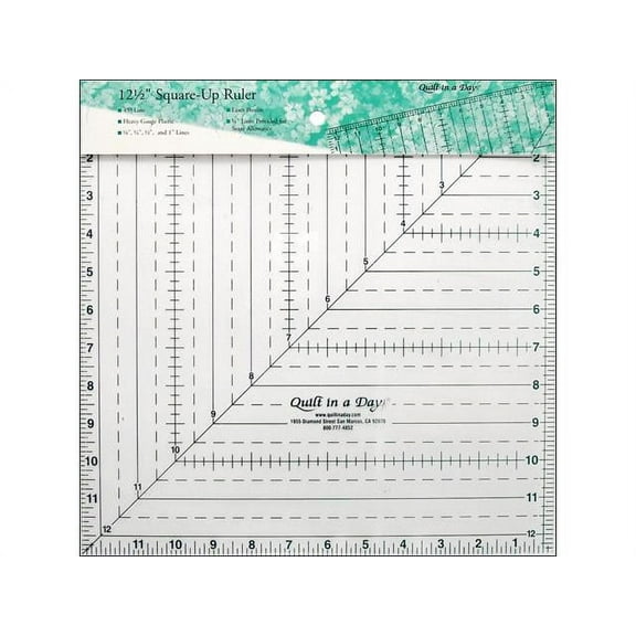 12 1/2 Square Up Ruler by Quilt in a Day