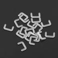 thumbnail image 3 of 10pcs Clear Septum Piercings Hider Flexible Acrylic Nose Studs Ring Retainer, 3 of 10