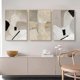 thumbnail image 3 of 3 murals, abstract geometric black and white lines, 3 of 4